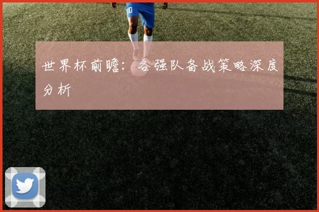 世界杯前瞻：各强队备战策略深度分析