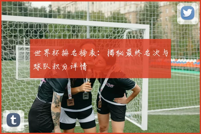 世界杯排名榜表:揭秘最终名次与球队积分详情